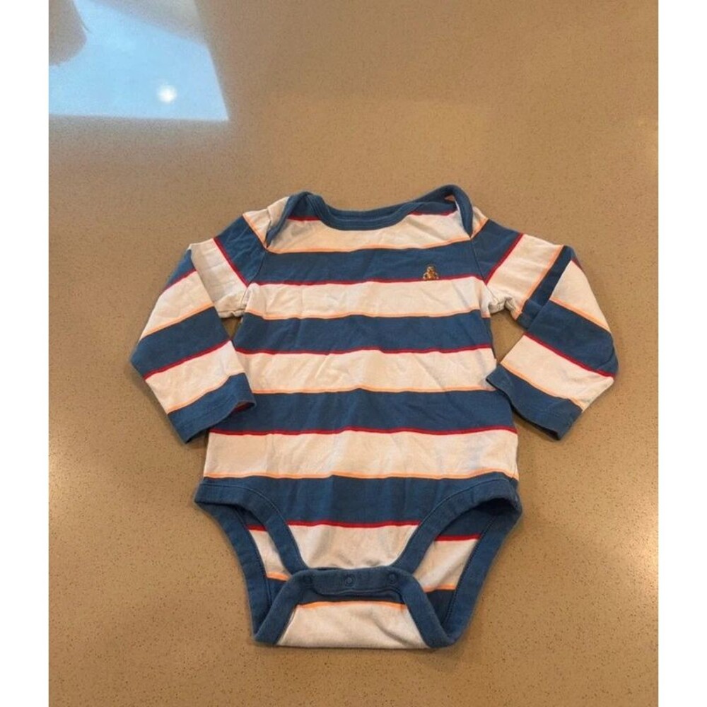 Baby Gap Long-sleeve Striped Bodysuit Size 18-24 Months